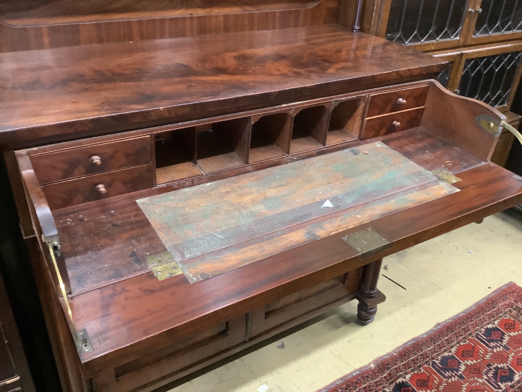 A Victorian mahogany chiffonier, width 104cm